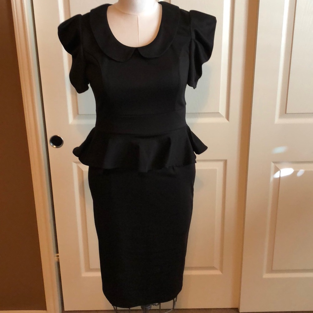 Black retro dress